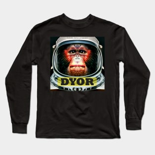 Funny DYOR Bored Ape Crypto Meme Long Sleeve T-Shirt